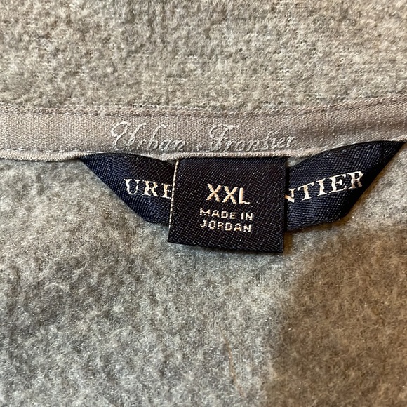 Urban Frontier Mens micro fleece zip up. Long sleeve - Picture 5 of 6